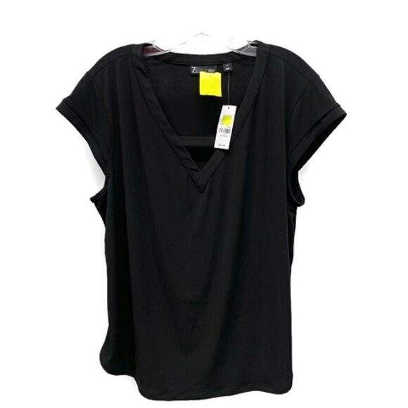 7th Avenue Black Blouse - Picture 1 of 2